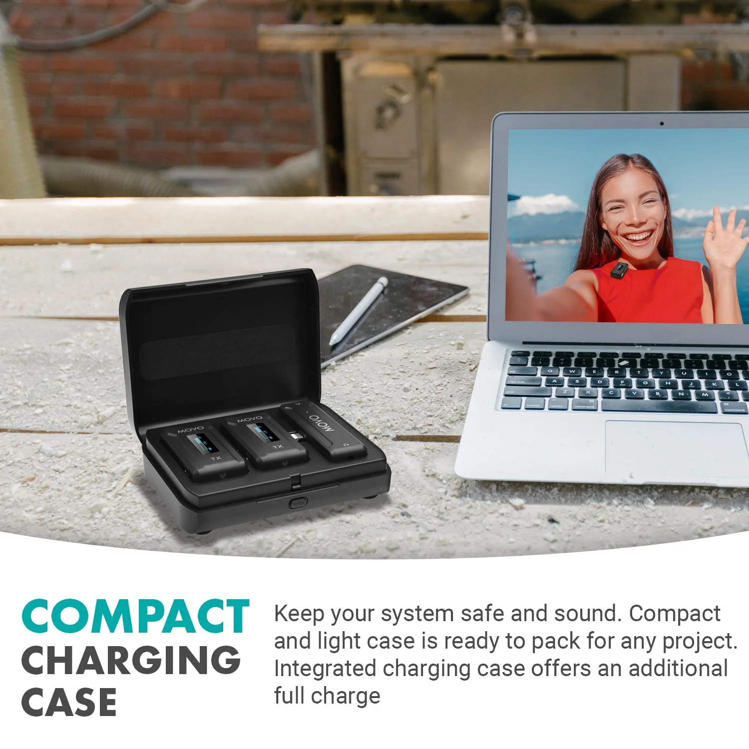WMX-2-L-DUO | iPhone Wireless Lav Mic System | Movo - Image 8