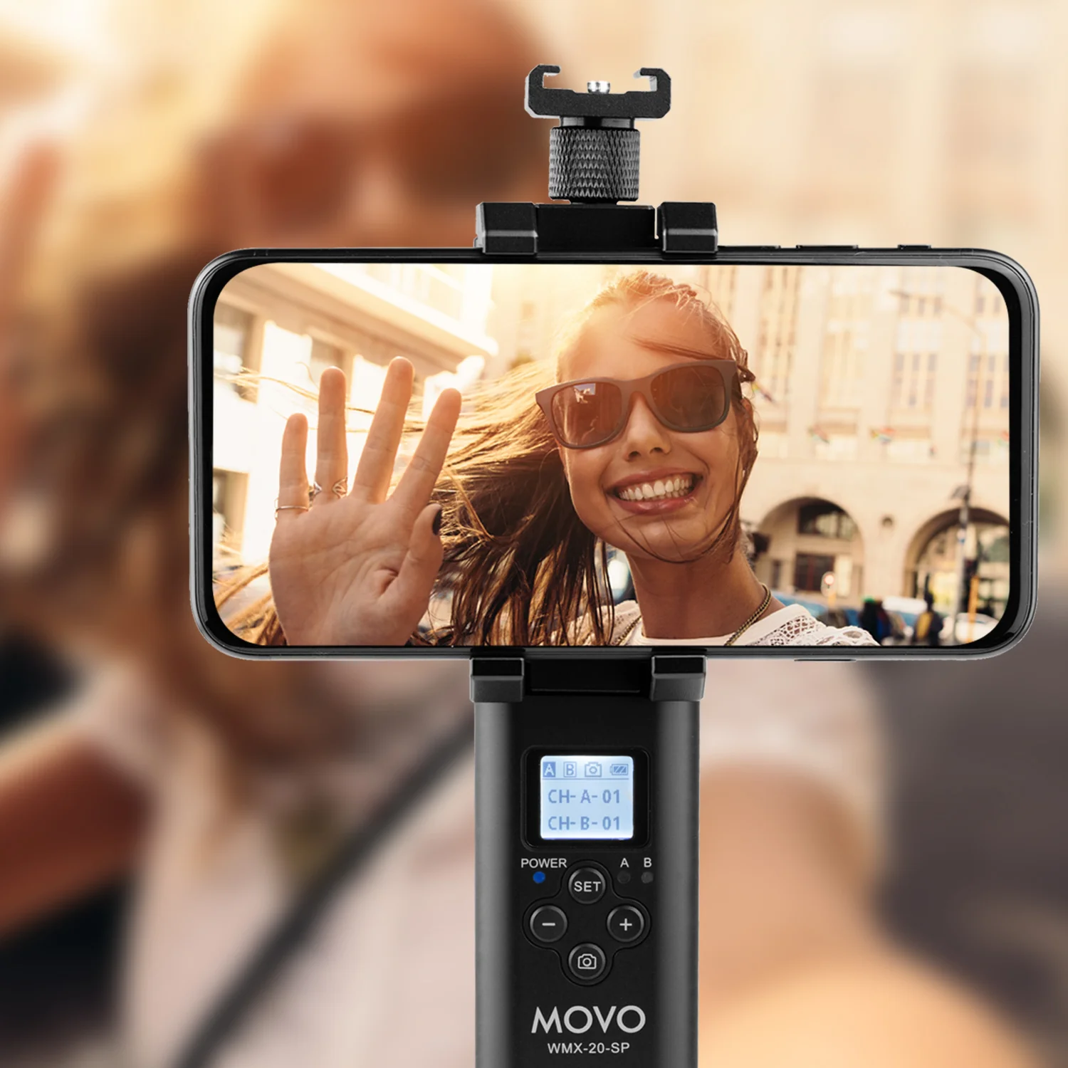 WMX-20-SP | Handheld Receiver for UHF Wireless Lav Mic System | Movo - Image 8