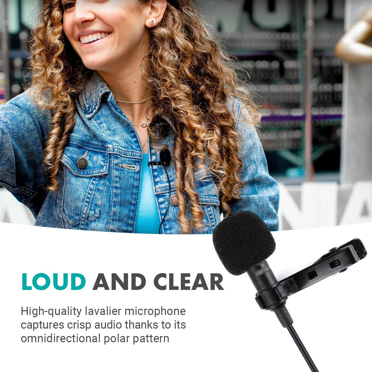 WMX-7-SP | Wireless VHF Lavalier Microphone Smartphone System | Movo - Image 3