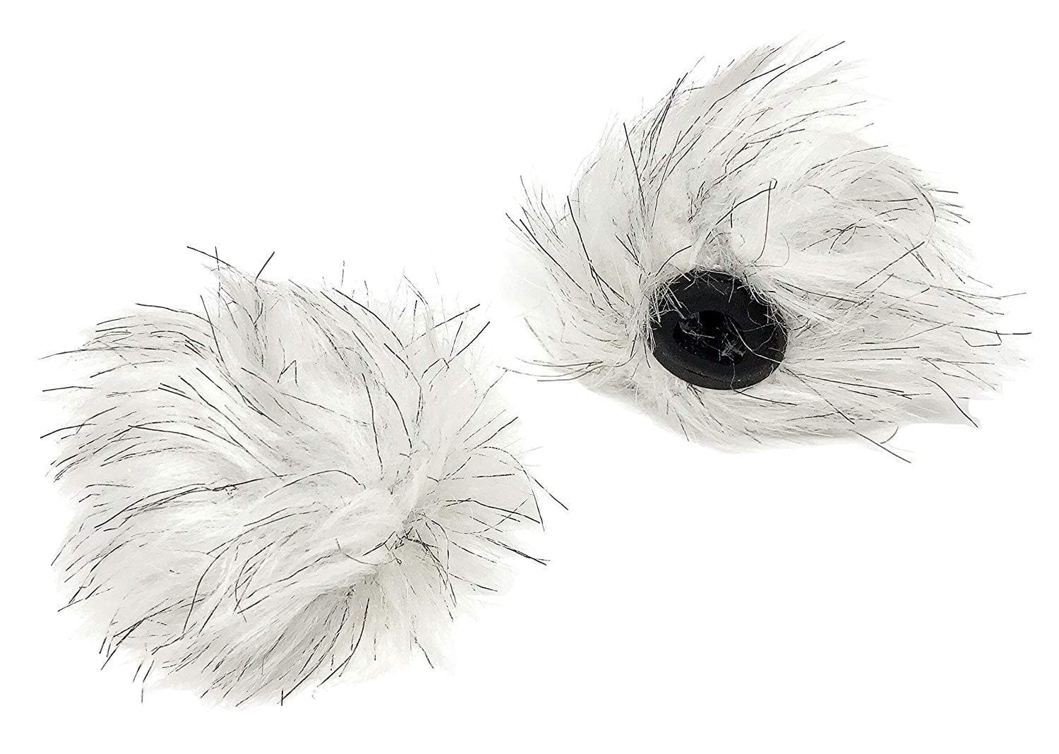 WS-RD | 2x Furry Lav Mic Wind Muffs | 8mm, 10mm, 12mm | Movo
