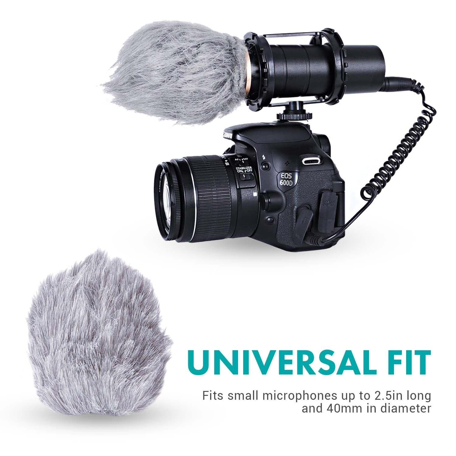 WS1 | Foam Windscreen for Shotgun Mics | Movo - Image 5