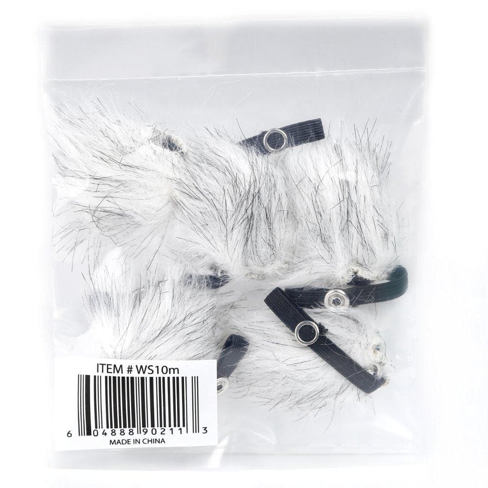 WS10n | 5x Universal Furry Outdoor Lav Mic Windscreen Muffs | Movo - Image 5