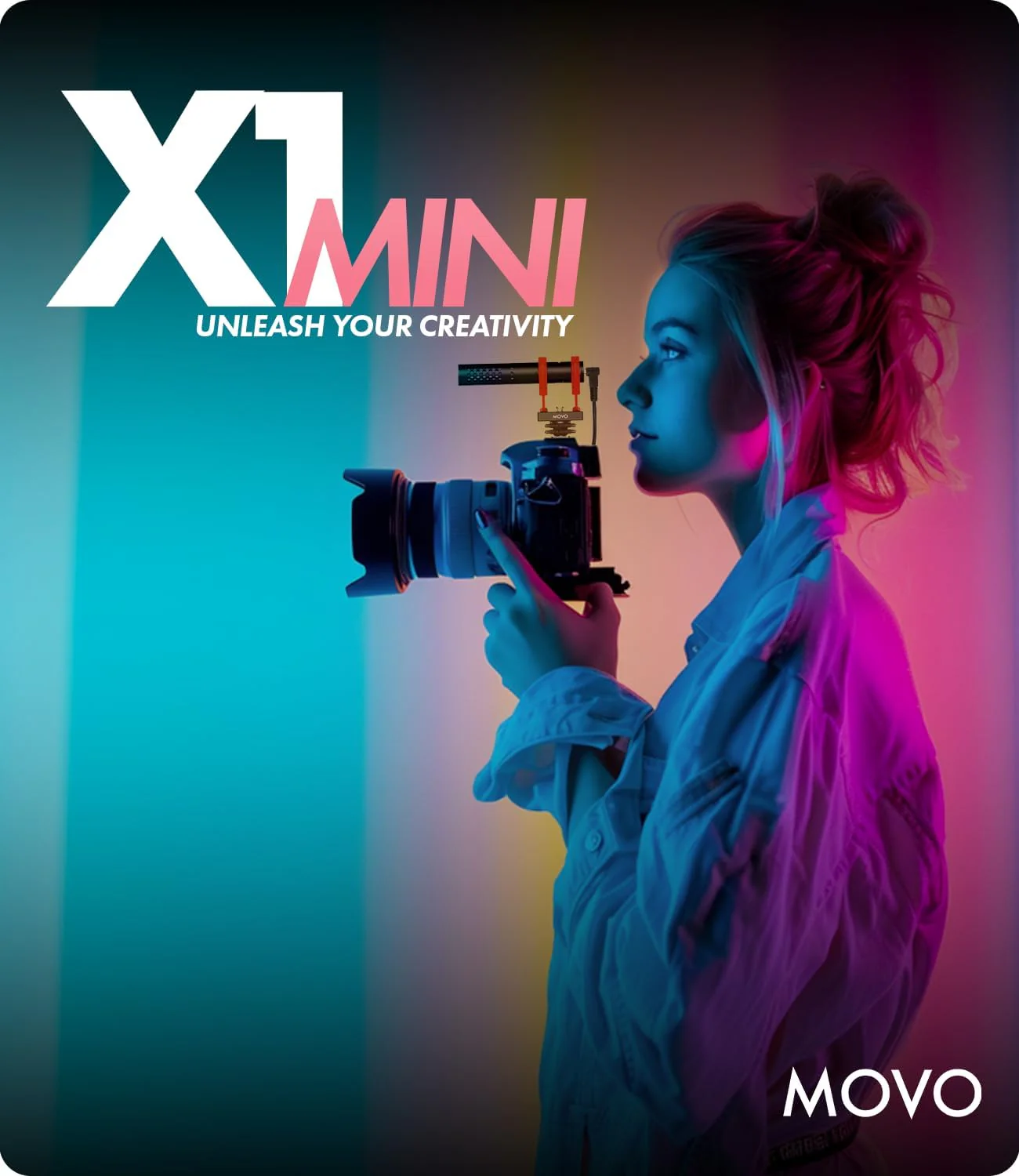 X1-Mini | Mini Supercardoid Video Microphone | Movo - Image 2